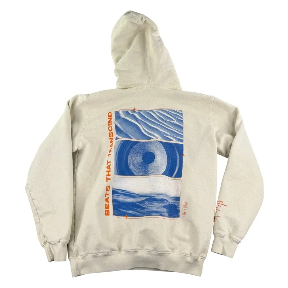The‎ Roots Hoodie Medium Cream Beats That Transcend Best of Quest Festival Merch